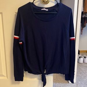 Long sleeve Women’s shirt. Navy Blue. Size Large